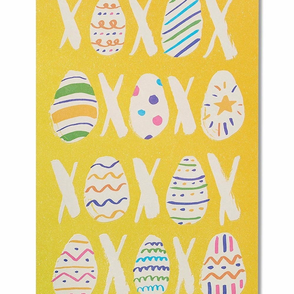 American Greetings Eggs and Kisses Easter Card wit